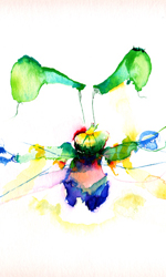 Flugobjekt, 2004, 30 x 40 cm von Kirsten K&ouml;tter