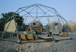 Kirsten K&ouml;tter: Site-specific Painting, Kibbuz Lotan, 2008