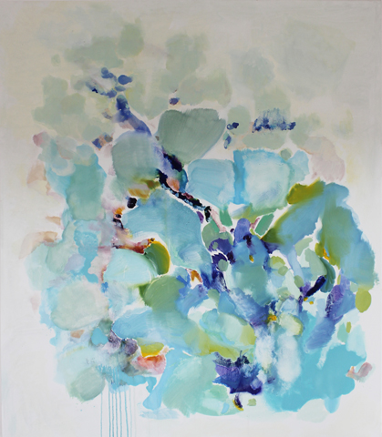 Kirsten K&ouml;tter: ohne Titel, Mai 2014, &Ouml;l auf Leinwand, 140 x 120 cm