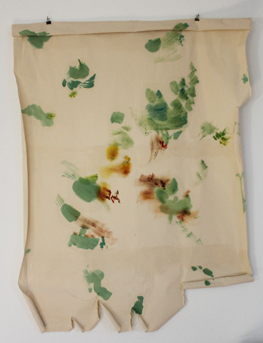 Kirsten K&ouml;tter: Site-specific Research documenta 2015, Site-specific Painting beim Symposium 60 Jahre documenta, Kassel, 17./18.7.2015