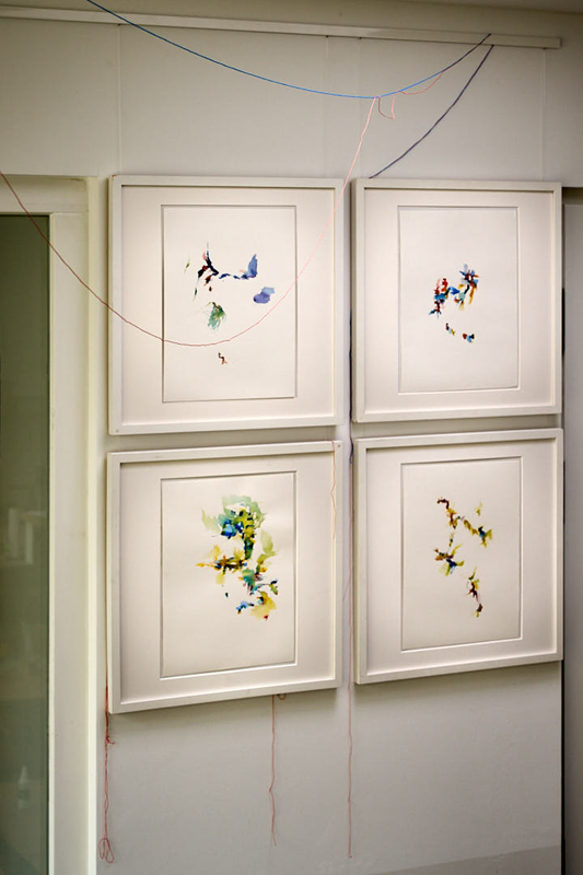 Kirsten Kötter: Pilznetz + Protokolle, Ausstellung Nachbarschaftshaus am Körnerpark, Berlin, 24.03.-25.06.2023, Exhibition view