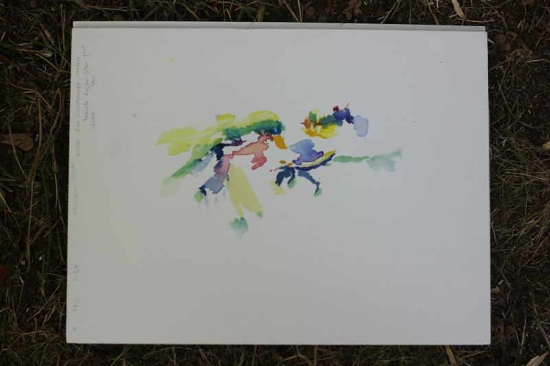 2025-08-19_malathon-chemnitz_04_2787, watercolour, 24 × 32 cm (Kirsten Kötter)