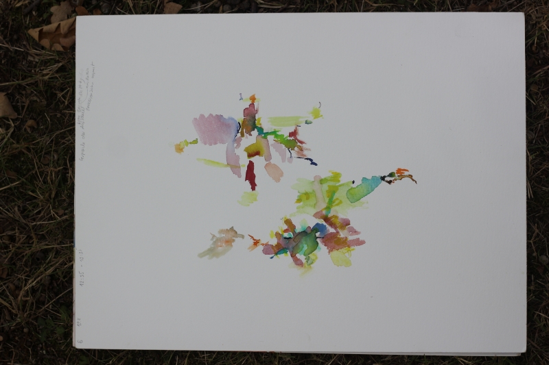 2025-08-19_malathon-chemnitz_08_2815, watercolour, 30 × 40 cm (Kirsten Kötter)