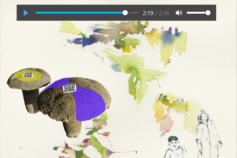 Collage of the project Pilznetz Neukölln (Kirsten Kötter)