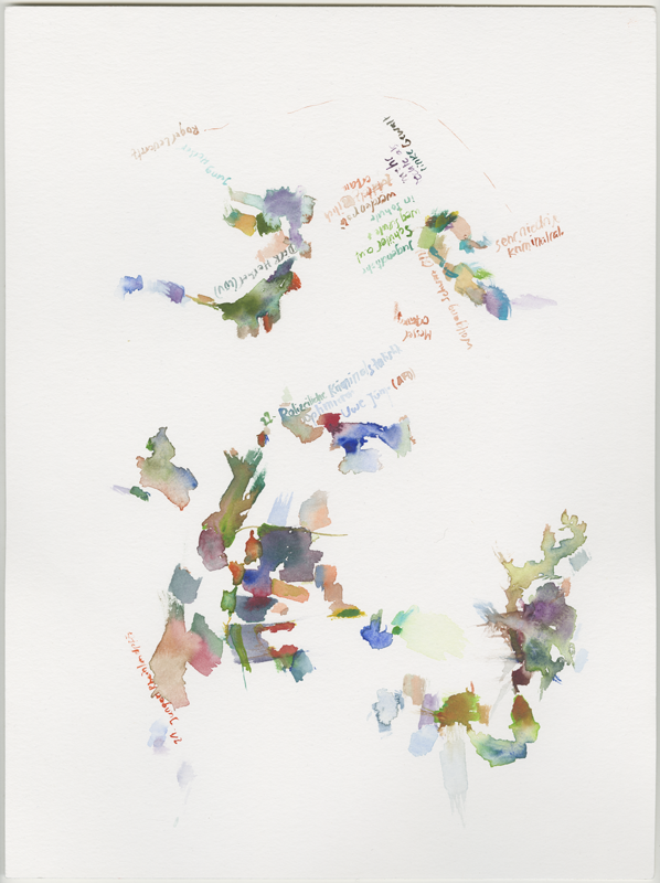 2019-03-29_landtag-plenar_tagesordnung-21_22, 
  plenary session Landtag (German state parliament) Rheinland-Pfalz, Mainz, 
  watercolour, 30 × 40 cm (Kirsten Kötter)